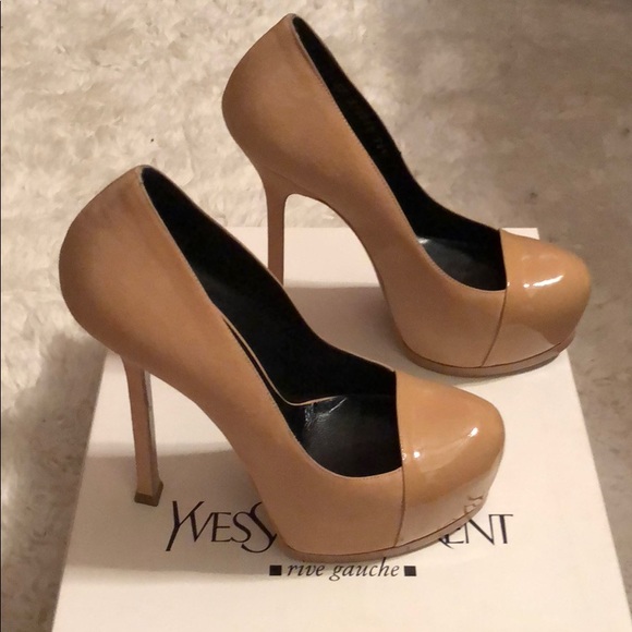 Ysl cap toe tribute pumps - Picture 4 of 7